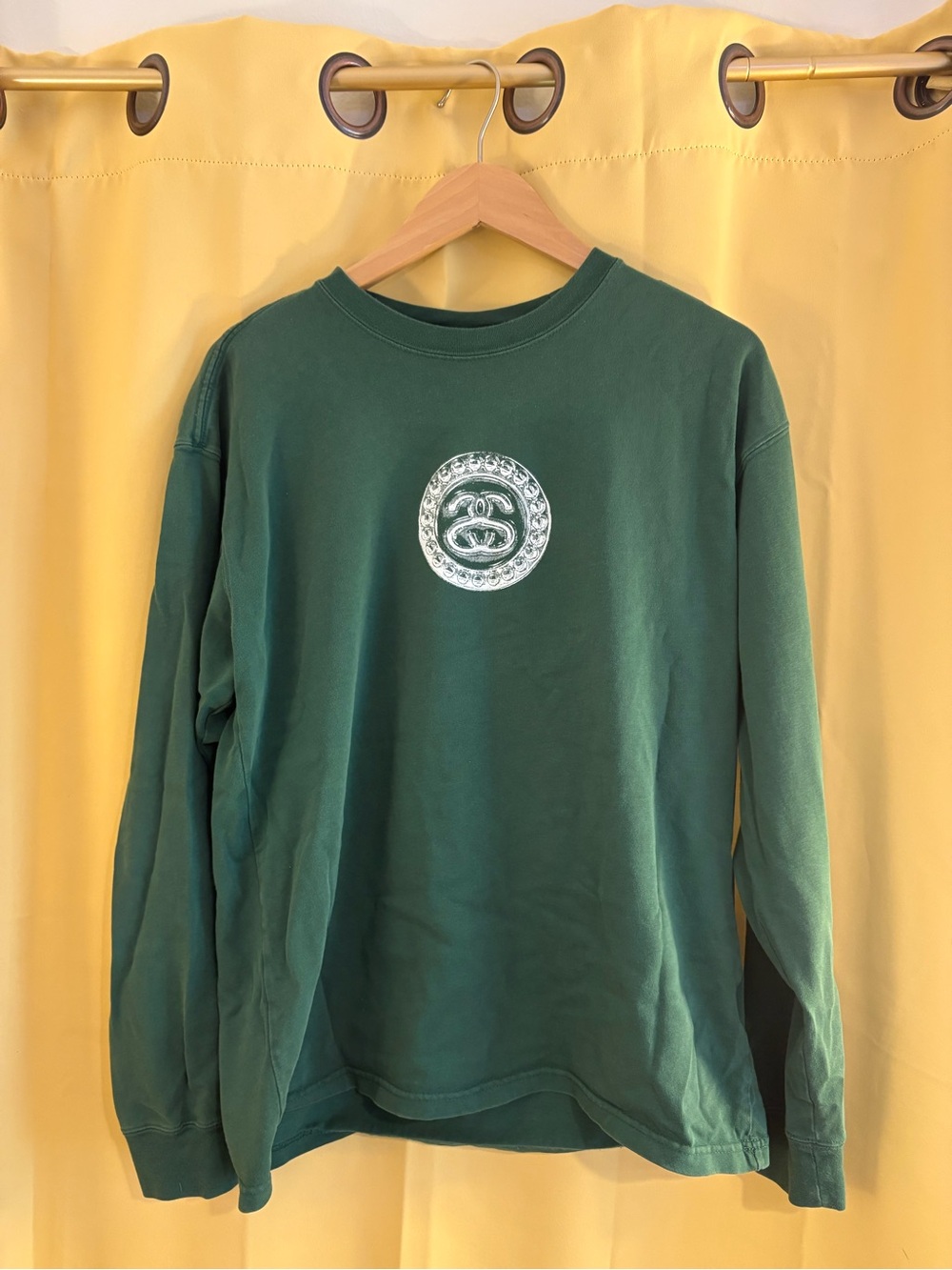 Nike x Stussy Green Long Sleeve Tee